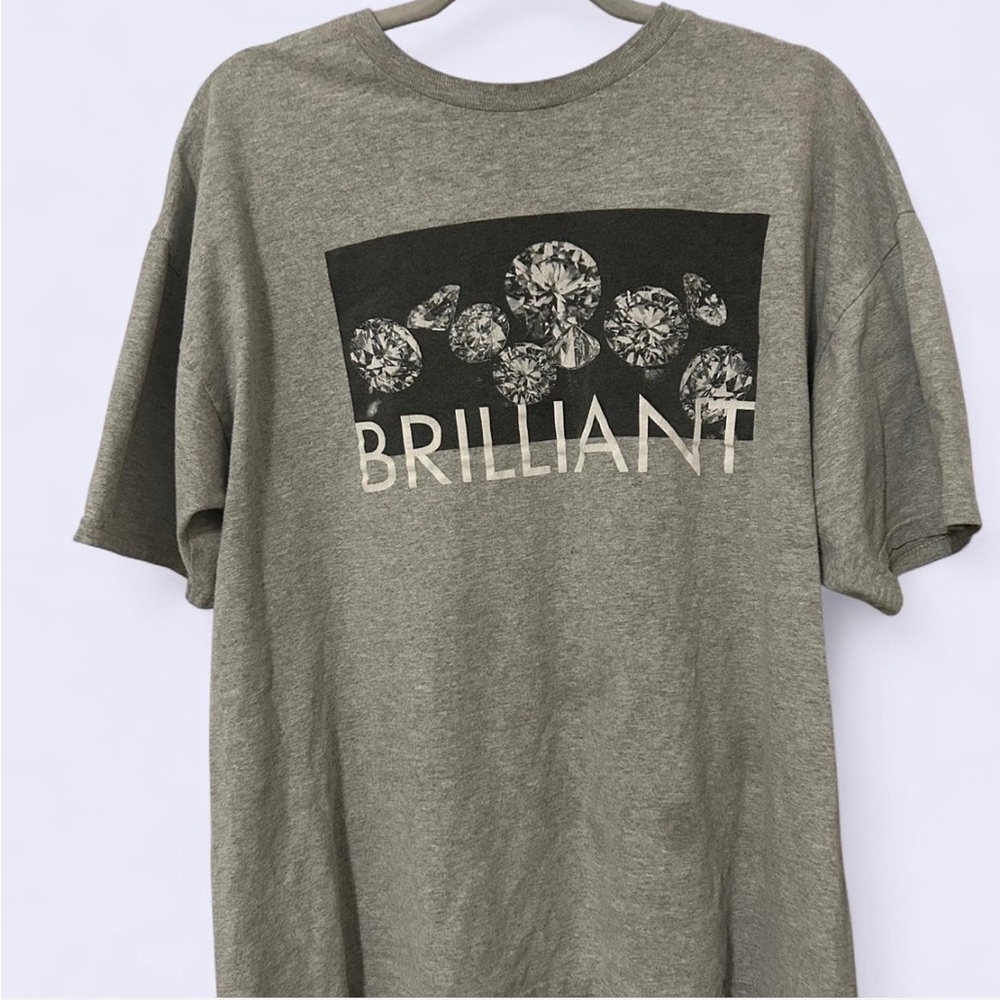 Diamond Supply Co Gray Short Sleeve Tee Brilliant Design